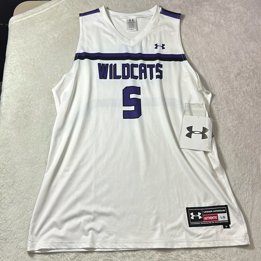 Under Armour Northwestern Wildcats Softball Jersey #5 Size Large